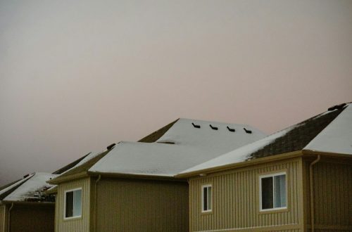roof covered in snow